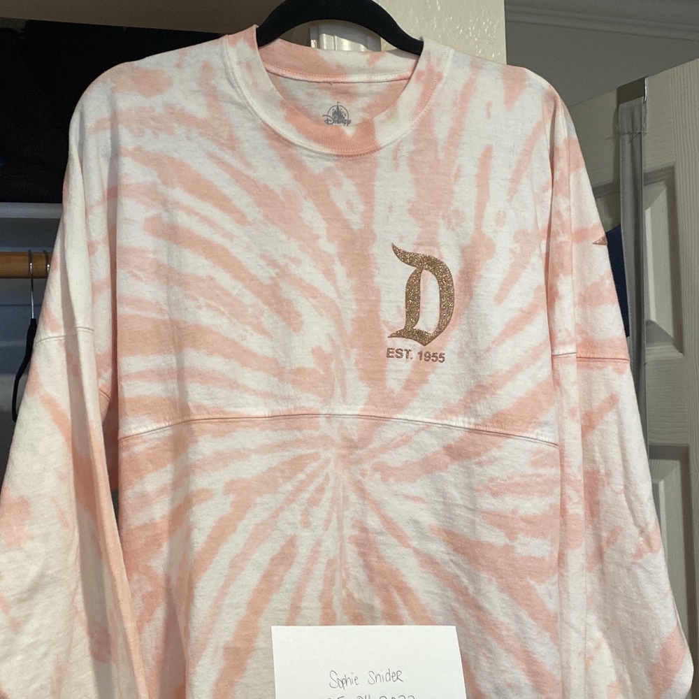 Disney Spirit Jersey - Pink Tie-Dye